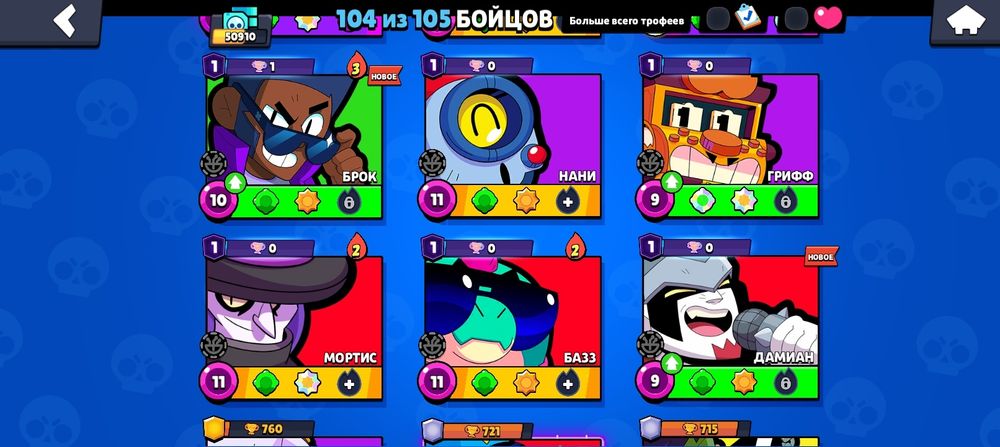 Продам аккаунт в игре Brawl stars