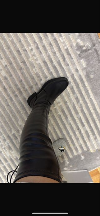 Продам ботфорты черные