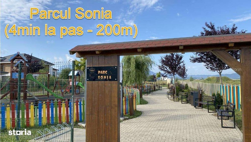 De vânzare teren în Cristian, Brașov – 1.275 mp, panorama spre Bucegi