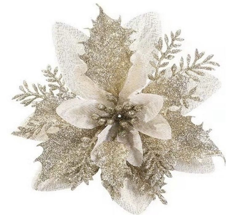 Цветы на ёлку.