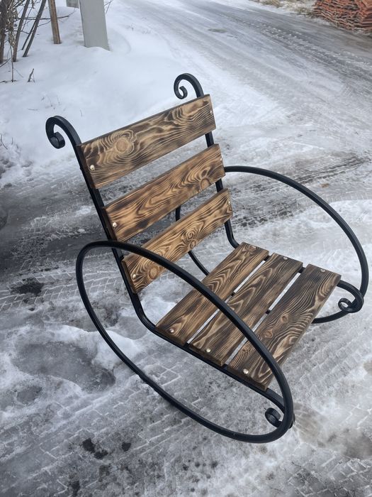 Кресло качалка садовое