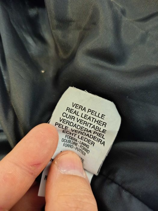 Haină damă, piele naturală, mărimea 44 (M-L)