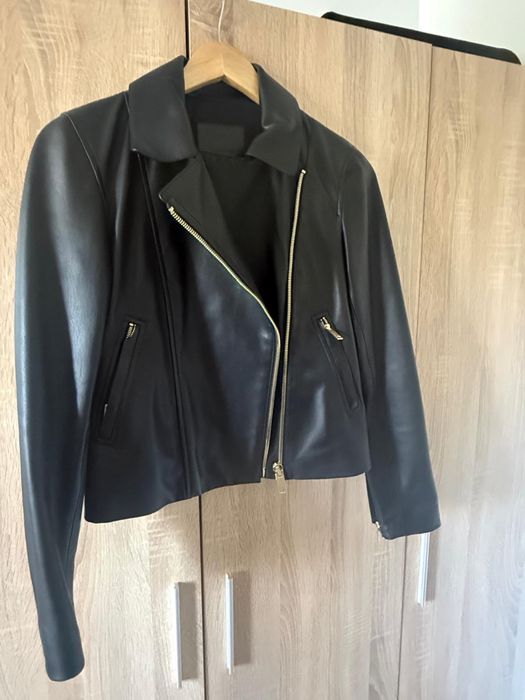 Geaca de piele  Massimo Dutti.