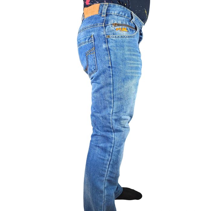 FLM Мъжки текстилни мото дънки | W32/L34 | КАТО НОВИ