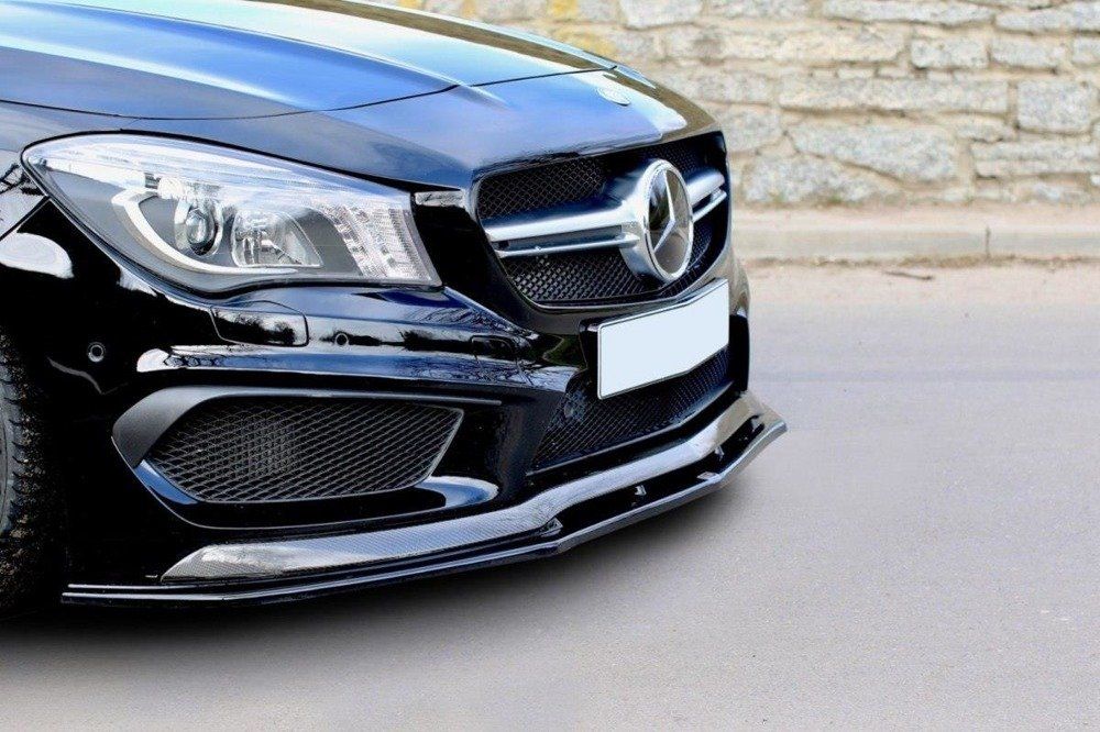 Спойлер за предна AMG броня Maxton design за Mercedes Benz C117 (2013-2016)