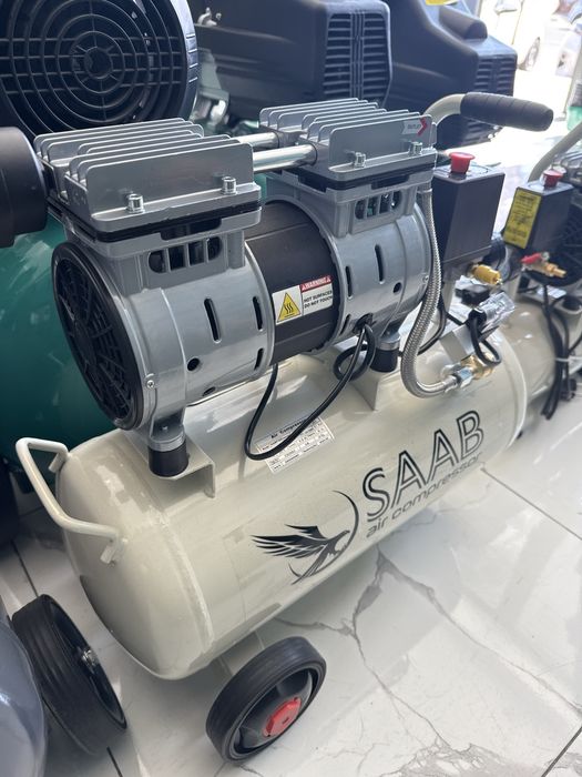 150 литрли безшумный воздушный компрессор ГАРАНТИЙНЫЙ SAAB air kompres