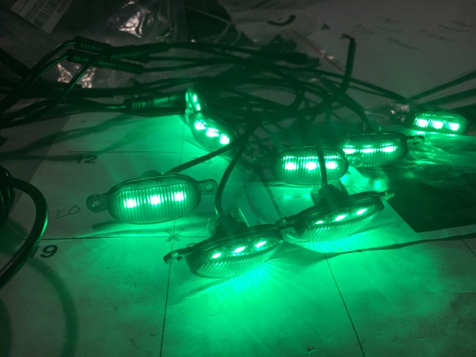 Kit 6 Lumini ambientale RGB grile auto Lampa led Aplicatie Bluetooth