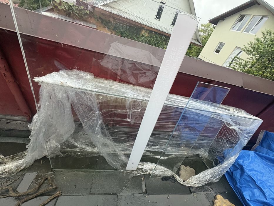 Sticlă recuperată groasă 5-10 mm diverse dimensiuni mobilier rafturi blaturi terariu protecții, proiecte DIY și construcții acvariu terariu