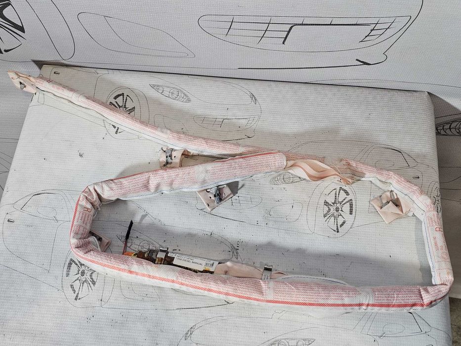 Airbag cortină dreapta Skoda Rapid 2012-2019 2014 1.6 TDI Cod OEM: 5JJ880742, 5JJ 880 742, 308004510-AC (5F3)