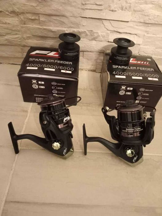 Set 2 FL BLACK FORCE 3.90 Actiune 60-180 + 2 Mulinete Fl 6000