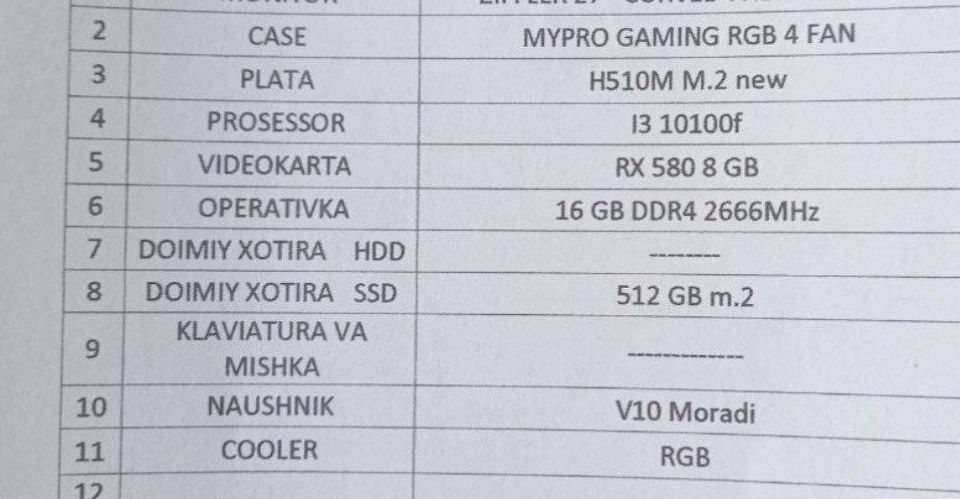 “ Ajoyib imkoniyat! Kompyuter + 4D achki bonis + siroch!”
