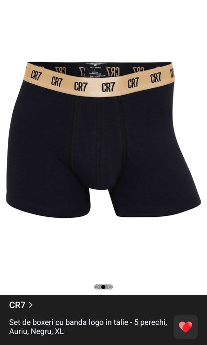 5 perechi Boxeri Cristiano Ronaldo + geantă transport 50% REDUCERE