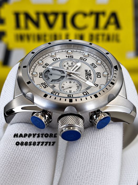 INVICTA Nacrite white 50 mm, Инвикта нов мъжки часовник