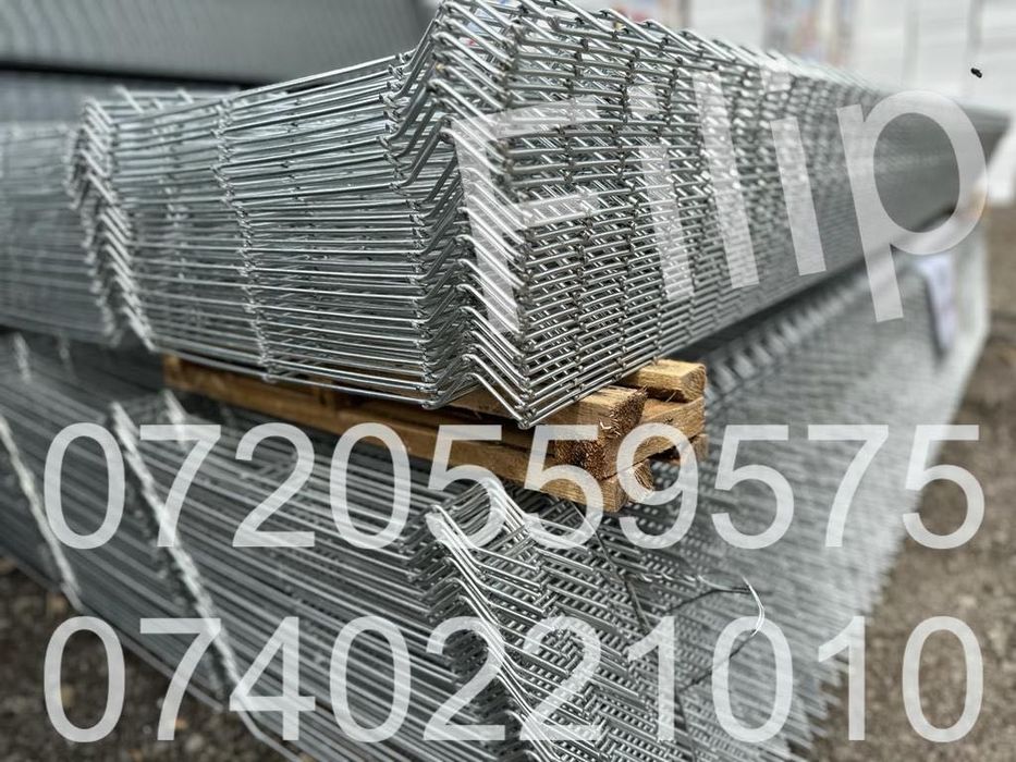 Plasa bordurata, panou Zincat - 3,2mm ; 3,5mm ; 4,2mm , 4,8mm