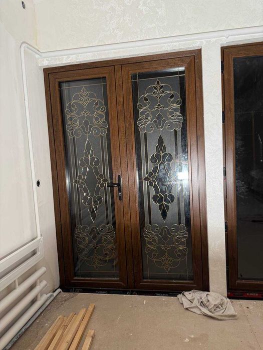 Akfa va MDFlar uchun gulli oynalar yasab beramiz