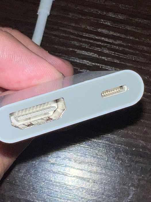 HDMI Lightning адаптер переходник для iphone и ipad cо старыми iOS
