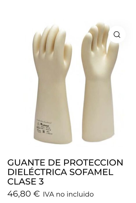 Диелектрични ръкавици Sofamel клас 3