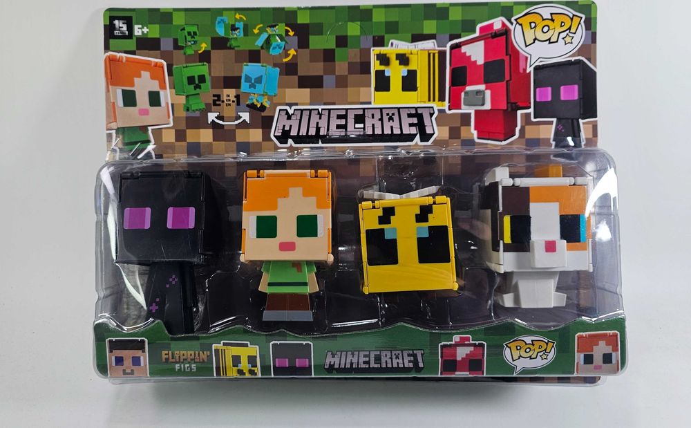 Minecraft Flip 2в1 големи фигурки - нов модел комплекти с Майнкрафт