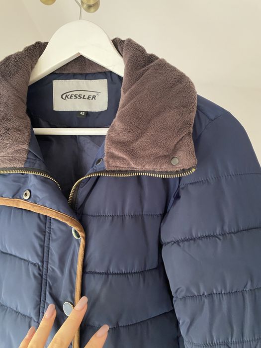 Geaca bleumarin de iarna