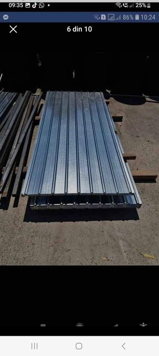 Vând tabla cutată zincata și color diferite grosimi