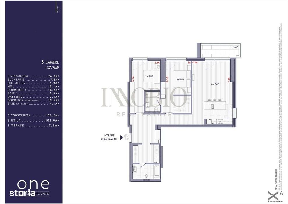 Apartament 3 Camere | One Herastrau Towers