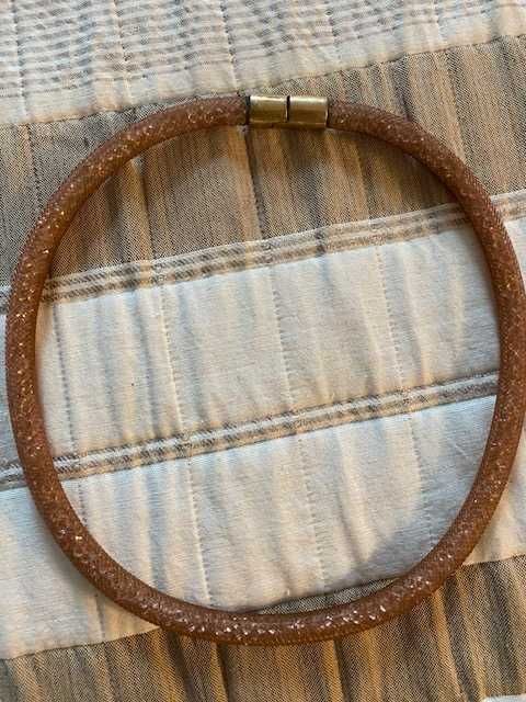 Bratara dubla Swarovski Stardust Vintage Pink