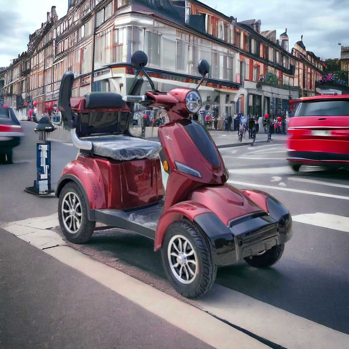 Електрическа четириколка FM4-LUX 1500W-1000W-RED с 2год. гаранция