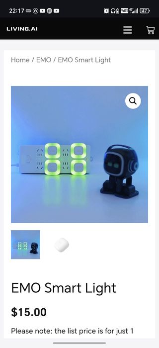 Emo Smart Light (EMO 1s) умный  светильник
