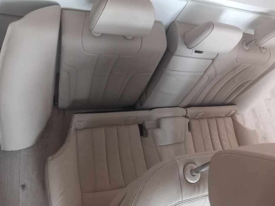 Piese interior piele crem Canberra Beige scaun bancheta BMW G30 G31