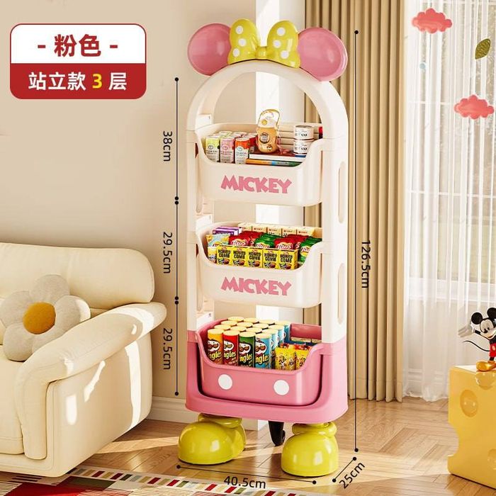 Трехъярусный стеллаж детская .