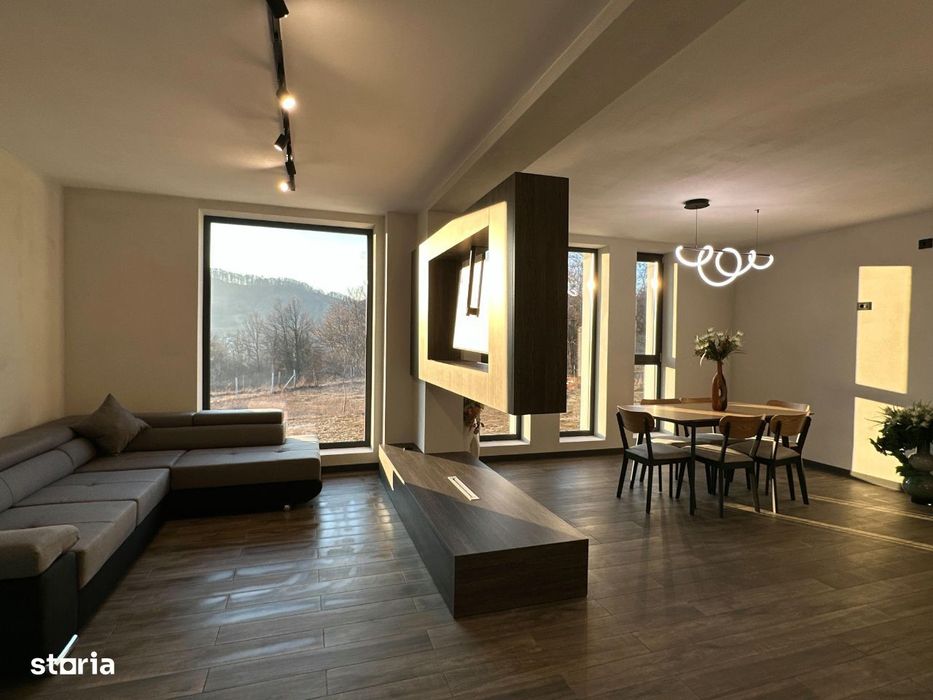 Casă nouă modernă de vânzare în duplex - Vlăduceni, 10 minute de oraș