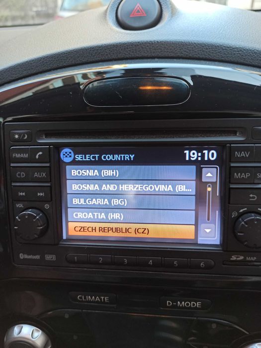 SD карта Nissan Connect 1 навигация Нисан Qashqai Juke SD card BG