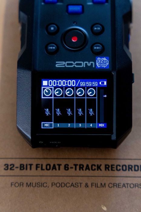 Zoom H6essential recorder audio 6 canale 32 bit float