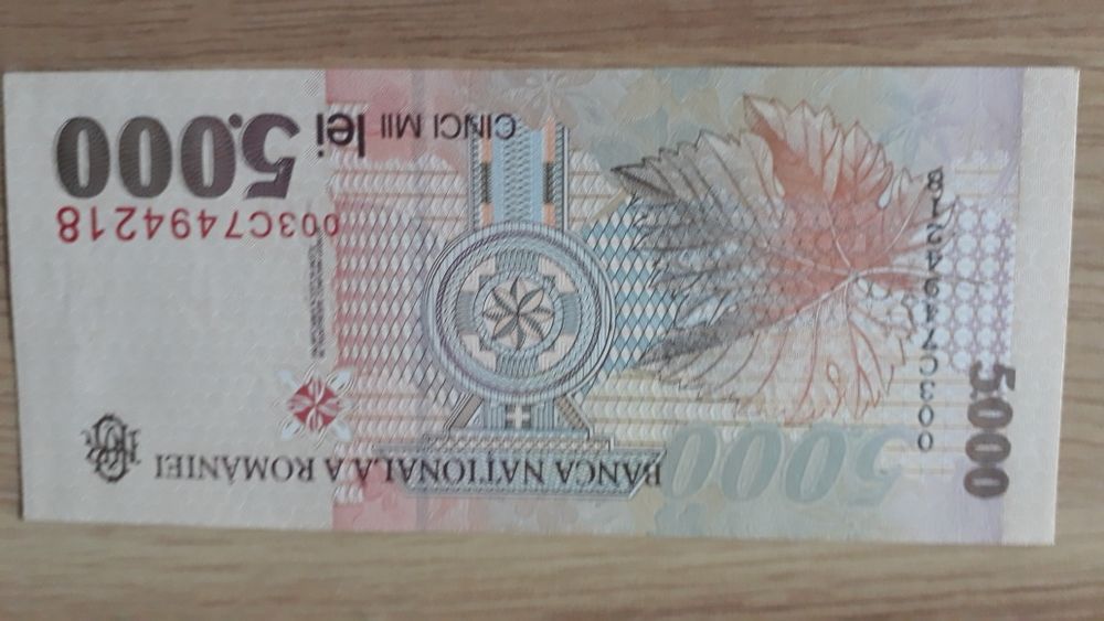 Bancnotă cu valoarea 5000lei