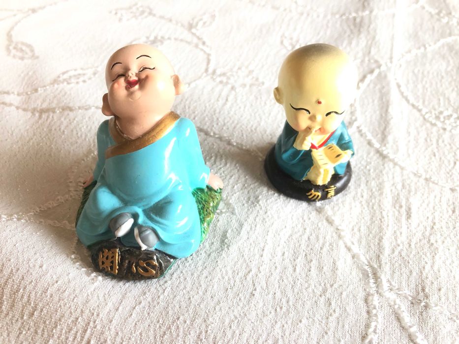 Китайски фън шуй фигурки на монаси, талисмани, ръчна изработка, смола