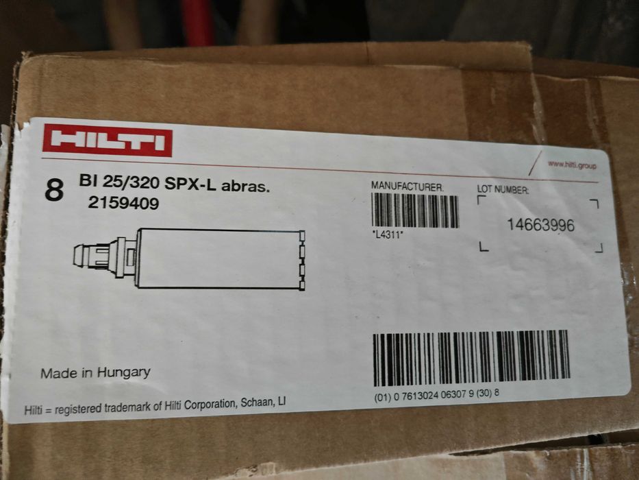 Коронки абразивные HILTI