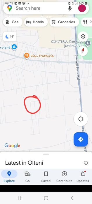 De vanzare teren 2700 m² Clinceni Ilfov Olteni, Aproape de centura Bucuresti  si pasaj Domnesti, este situat in zona mixta, locuinte sau industrie