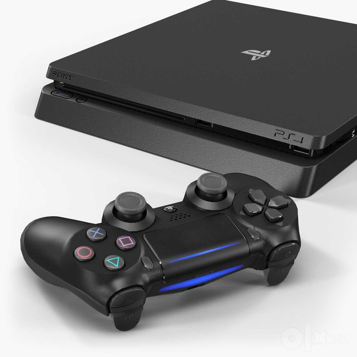 PlayStation 4 Slim+2 ta jostik+uyinlar yuklangan optom narxda ulgurji
