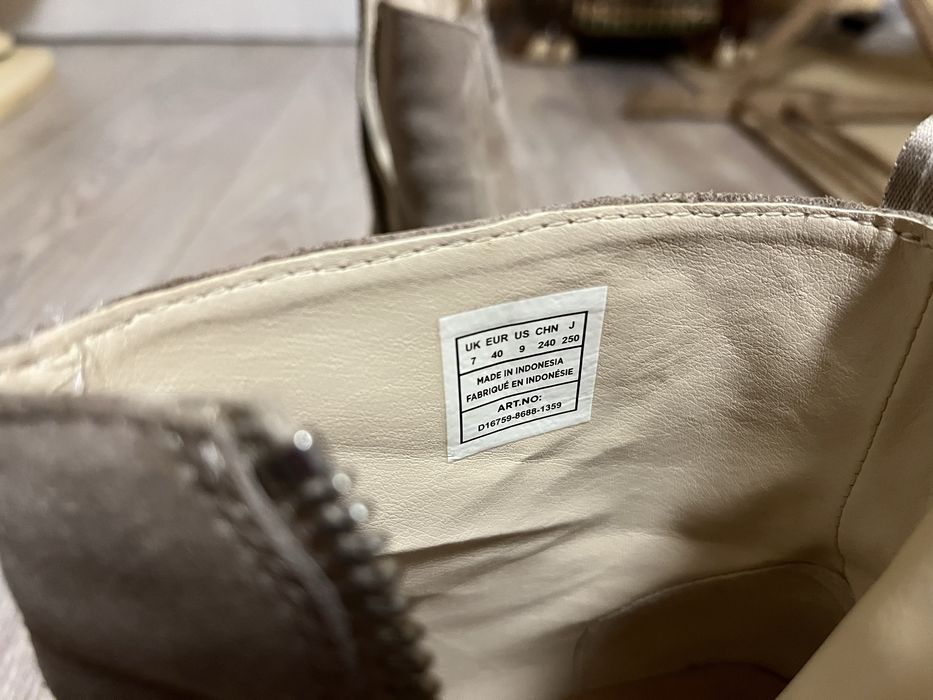 Дамски боти на ток естествен велур G Star Raw номер 40