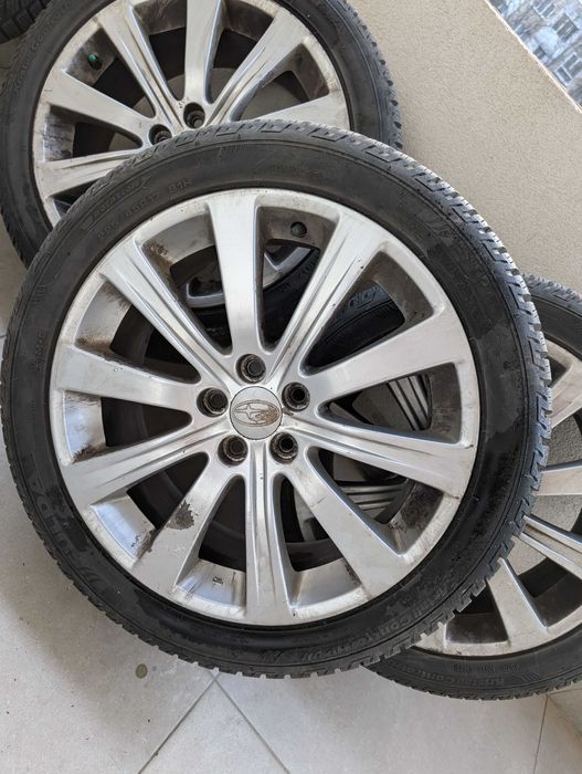 Оригинални джанти 17" за Subaru (5x100) със зимни гуми Fulda DOT 2022