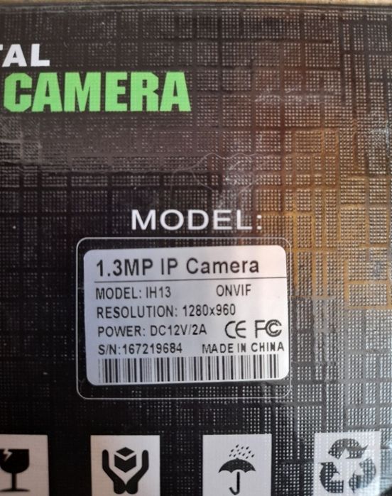 Camera supraveghere video IP 1.3 mpx  NOUA !!
