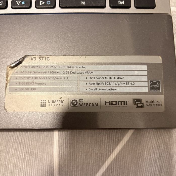 Лаптоп Acer aspire