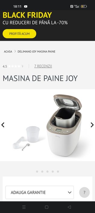 Mașină de făcut pâine Delimano