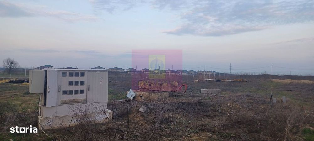Săbăreni, teren curti-constructii 610 mp cu utilităti