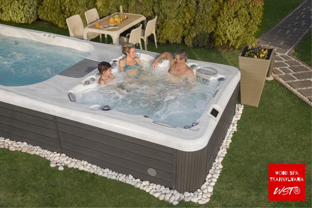 Piscina si Jacuzzi 2 in 1 - RIO GRANDE W-Flow - Black Friday!