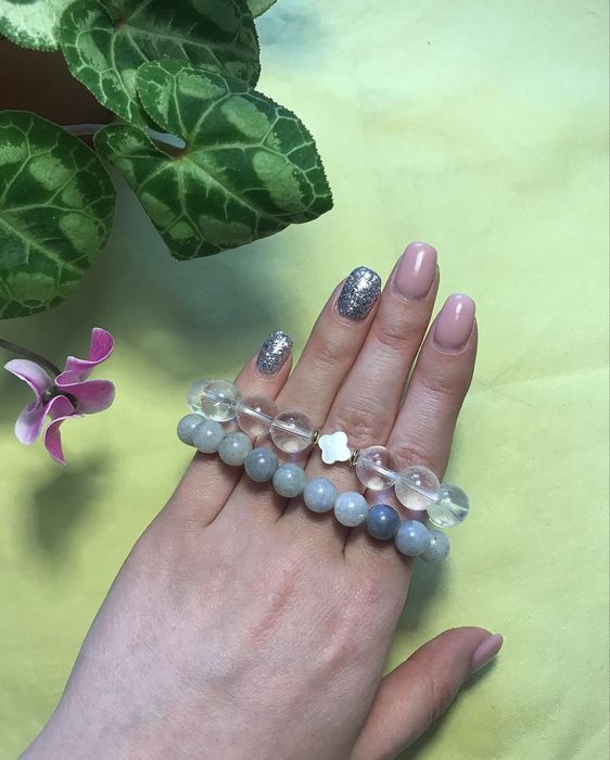 Браслеты из натуральных камней.Люкс фурнитура