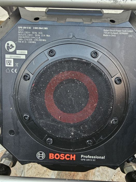 Boxă șantier Bosch 2022 Bluetooth