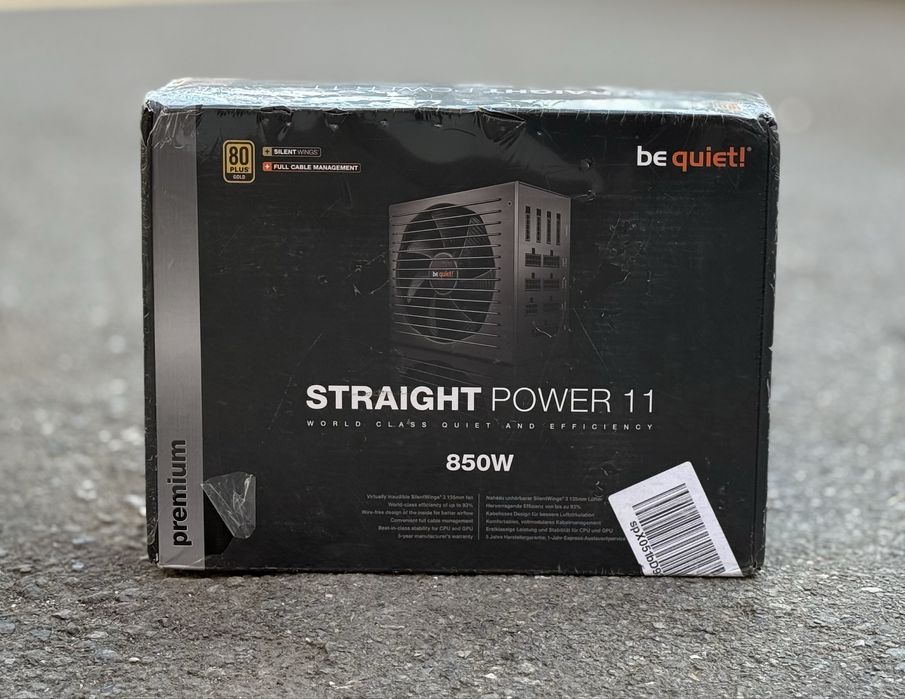 НОВО!!! Захранващ блок be quiet! Straight Power 11, 80 PLUS Gold, 850W