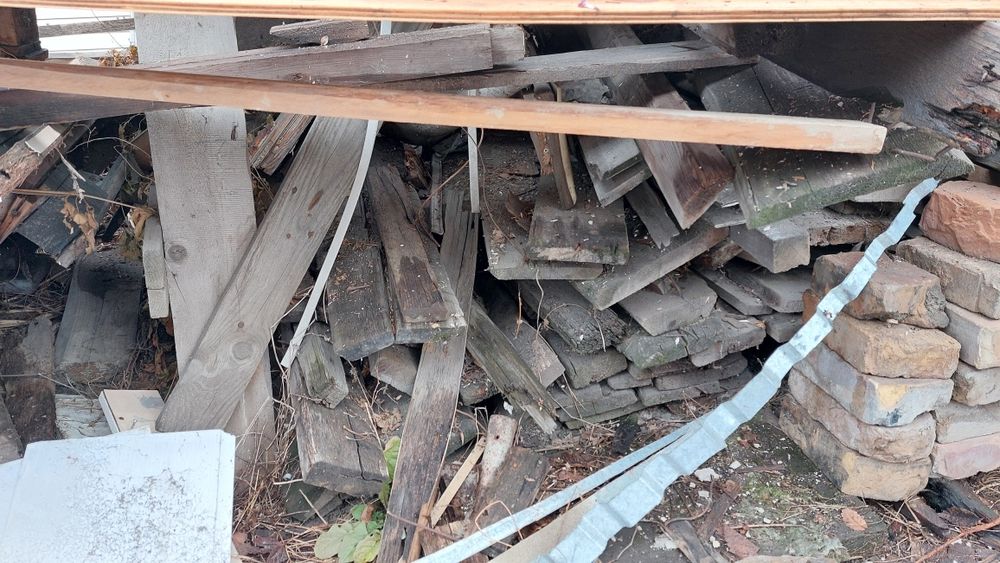 Дрова доски обрезки