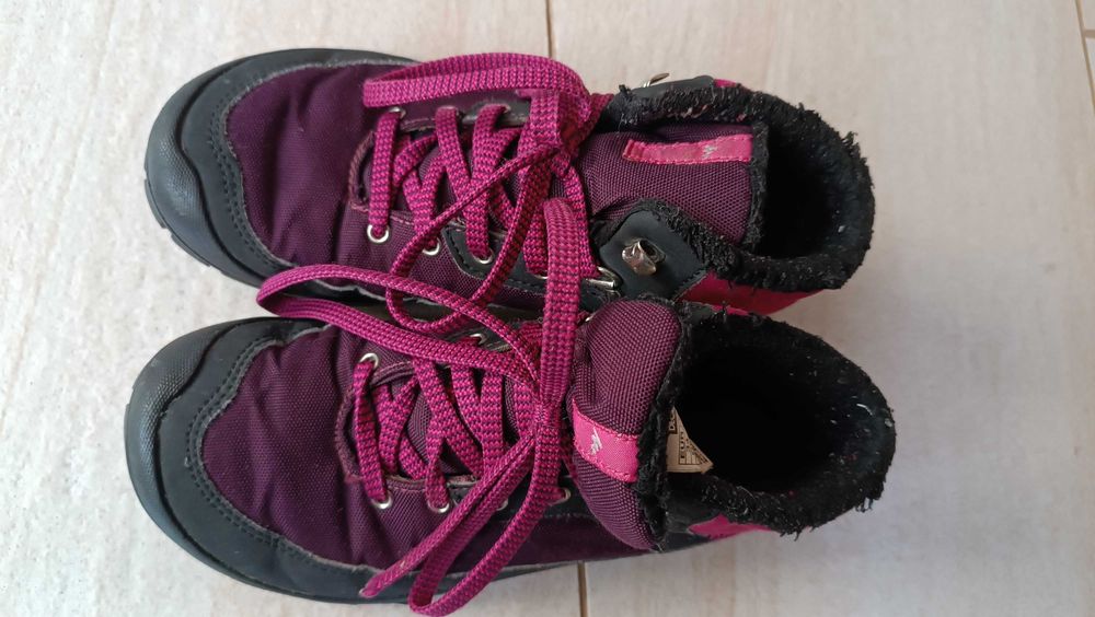 детски обувки ботуши  боти обувки за преходи в сняг Decathlon  № 34